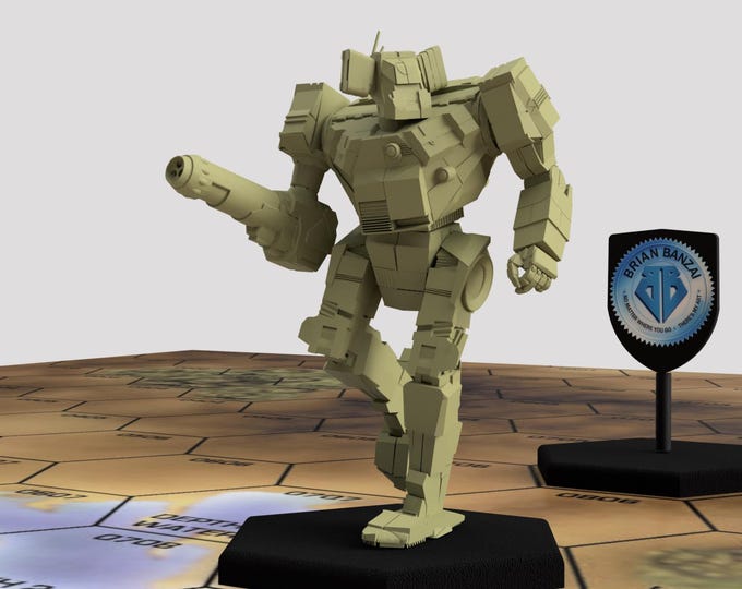Clint IIC by Brian Banzai | BattleTech Miniatures | For Battletech / Alpha Strike / Mechwarrior