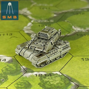 Hunter Light Support Tank | SirMortimer Bombito | Amerikanischer Mecha | Kompatibel mit BT und anderen 6 mm Tabletop Wargames