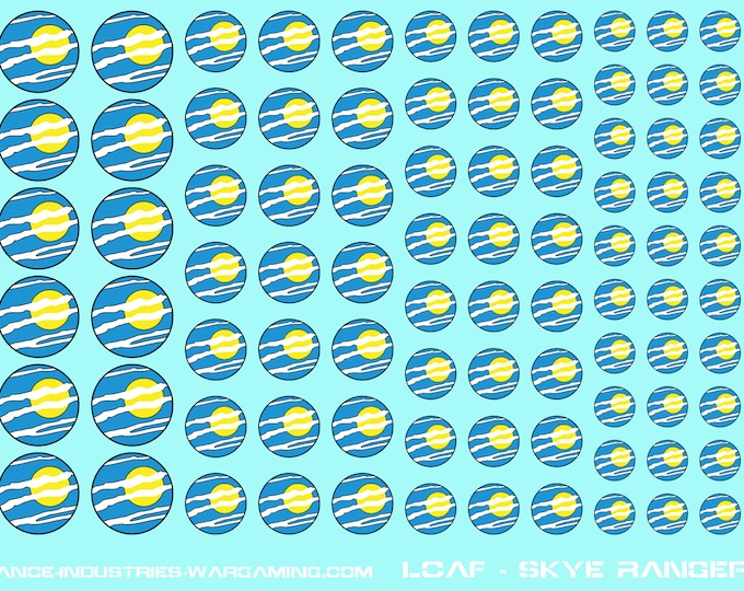 Lyran Commonwealth - Skye Rangers Brigade | Premium Decals for BattleTech / Mechwarrior / Alpha Strike