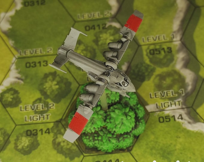 Red Kite Attack VTOL | Sir Mortimer Bombito | BattleTech Miniatures | For Battletech / Alpha Strike / Mechwarrior