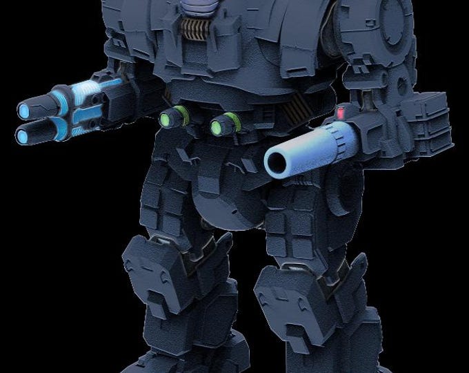 Mackie IIC by Brian Banzai | American Mecha | Compatible with BT and other 6mm Tabletop Wargames