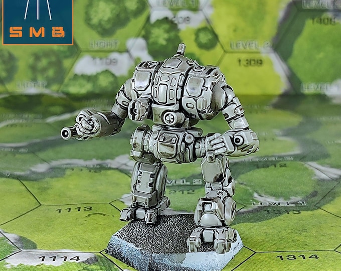 Caesar CES-3R - SirMortimerBombito Sculpt | American Mecha | Compatible with BT and other 6mm Tabletop Wargames