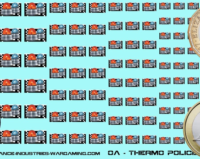 Periphery - Outworlds Alliance - Thermo Police | Premium Decals for BattleTech / Mechwarrior / Alpha Strike