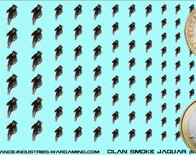Clan Smoke Jaguar (MW5 / LoViz) | Premium Decals for BattleTech / Mechwarrior / Alpha Strike