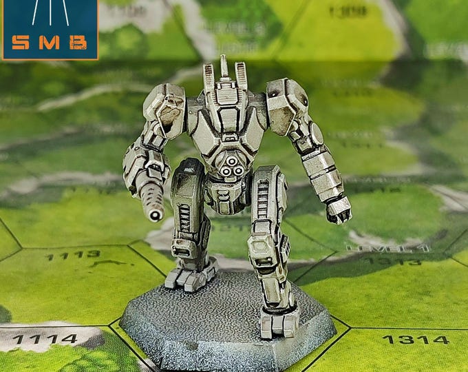 Wolfhound WLF-1A  - SirMortimerBombito Sculpt | American Mecha | Compatible with BT and other 6mm Tabletop Wargames
