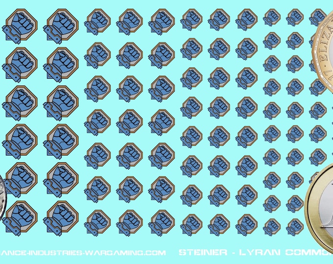 Lyran Commonwealth - House Steiner | Premium Decals for BattleTech / Mechwarrior / Alpha Strike