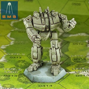 AnvilMQ - SirMortimerBombito Sculpt | American Mecha | Compatible with BT and other 6mm Tabletop Wargames