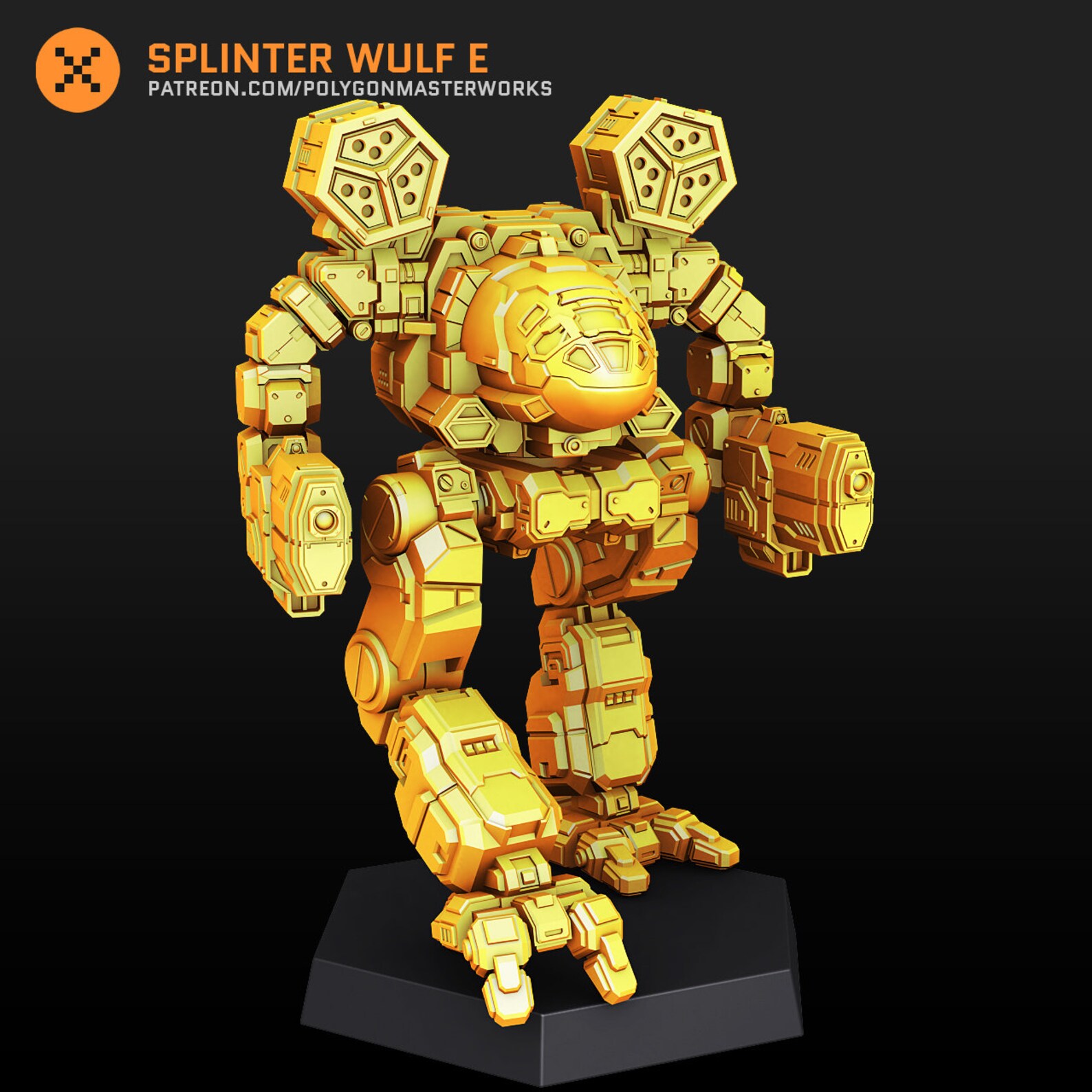 Timber Wolf (mad Cat) - PMW Sculpt - Multiple Variants | American Mecha ...