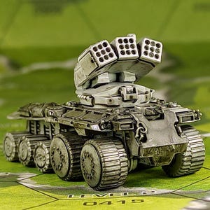 Véhicule d&#39;assaut Shoden | Monsieur Mortimer Bombito | Mecha américain | Compatible avec BT et d&#39;autres jeux de guerre sur table de 6 mm
