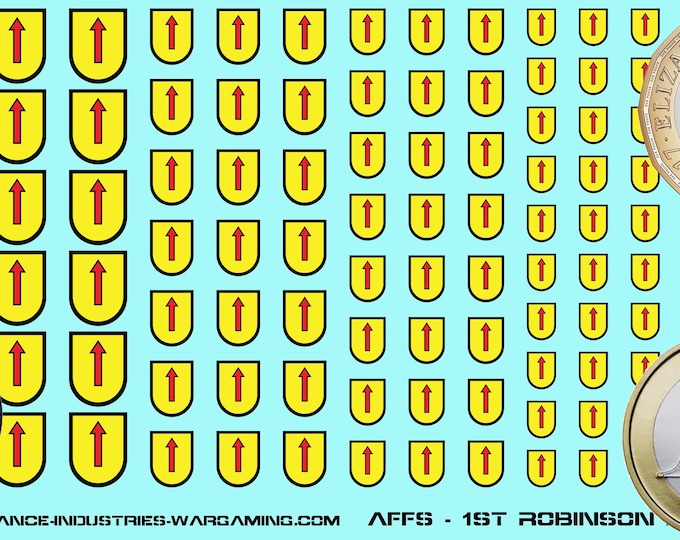 Federated Suns - 1st Robinson Rangers | Premium Decals for BattleTech / Mechwarrior / Alpha Strike