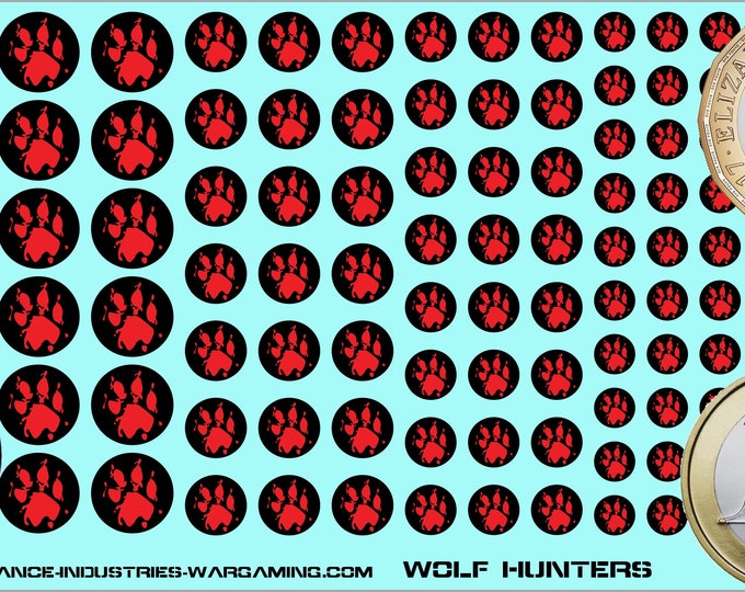 Mercenaries - Wolf Hunters | Premium Decals for BattleTech / Mechwarrior / Alpha Strike