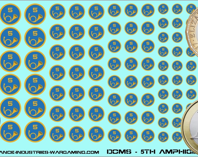 Draconis Combine - Amphigean Light Assault Group - 5th Amphigean Light Assault Group | American Mecha | Premium Decals for Battletech