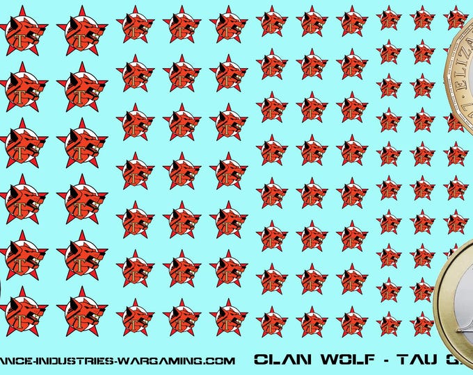 Clan Wolf - Tau Galaxy | Premium Decals for BattleTech / Mechwarrior / Alpha Strike