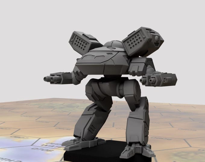 Awesome AWS-8V | DIW Exclusive | American Mecha | Compatible with BT and other 6mm Tabletop Wargames