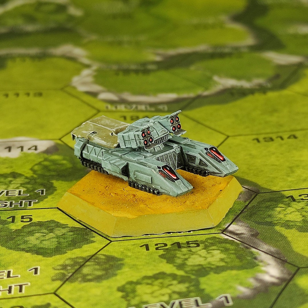 Battletech Miniatures J12A1 APC Hover Sirmortimerbombito Sculpt Etsy