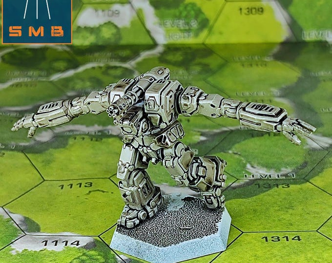 Legionnaire LGN-2D "Spread Eagle" - SirMortimerBombito Sculpt | American Mecha | Compatible with BT and other 6mm Tabletop Wargames