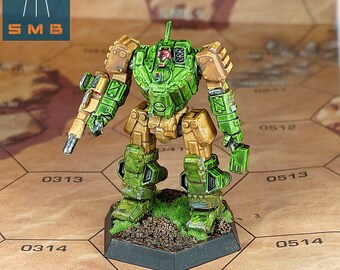 Wolverine WVR-6R - SirMortimerBombito Sculpt | American Mecha | Compatible with BT and other 6mm Tabletop Wargames