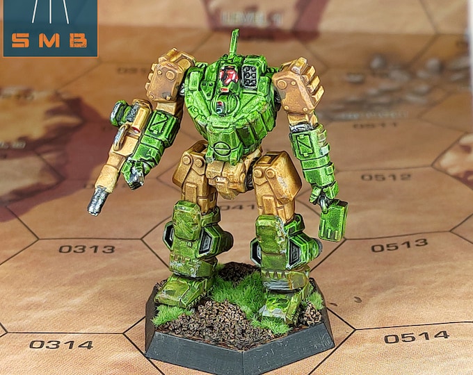 Wolverine WVR-6R - SirMortimerBombito Sculpt | American Mecha | Compatible with BT and other 6mm Tabletop Wargames