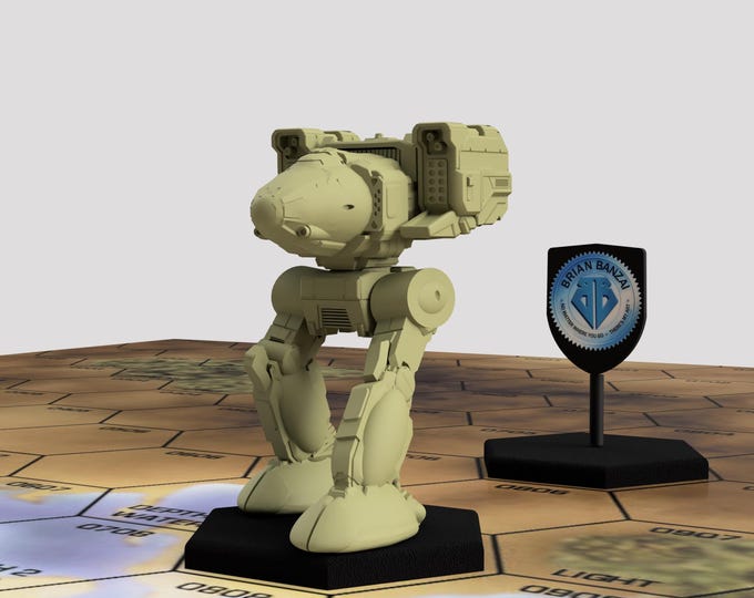 Stalker by Brian Banzai | American Mecha | Compatible with BT and other 6mm Tabletop Wargames