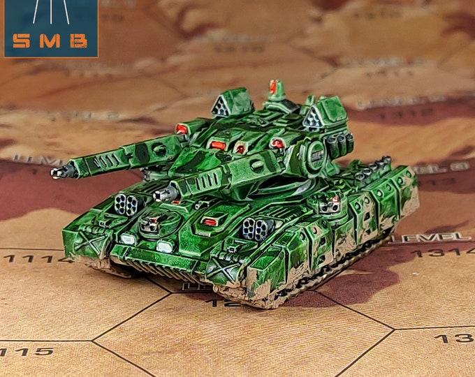 Behemoth Tank - SirMortimerBombito Sculpt | American Mecha | Compatible with BT and other 6mm Tabletop Wargames