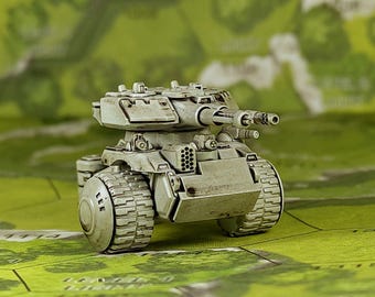 Ishtar Combat Vehicle - SirMortimerBombito Sculpt | American Mecha | Compatible with BT and other 6mm Tabletop Wargames