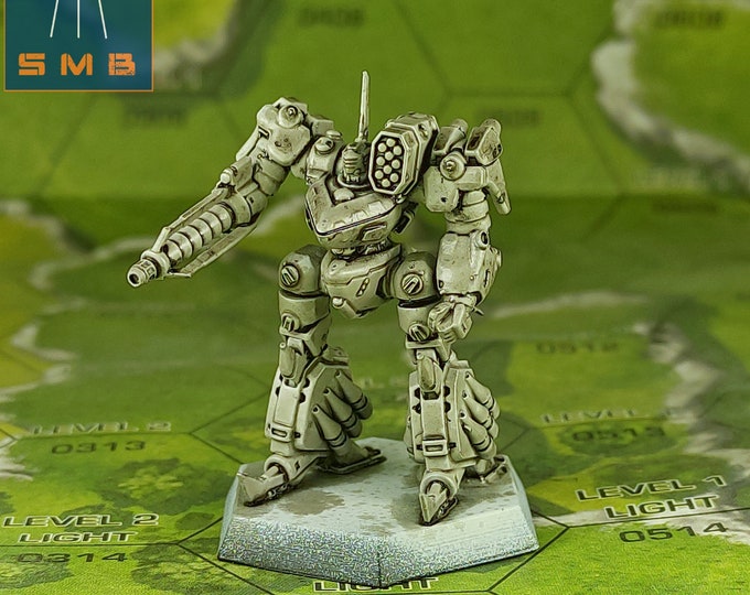Valkyrie Japanese Style - SirMortimerBombito Sculpt | American Mecha | Compatible with BT and other 6mm Tabletop Wargames