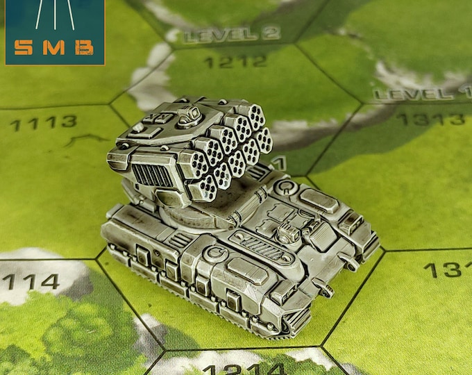 Classic SRM Carrier - SirMortimerBombito Sculpt | American Mecha | Compatible with BT and other 6mm Tabletop Wargames