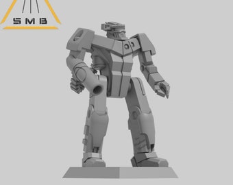 Clint - SirMortimerBombito Sculpt | American Mecha | Compatible with BT and other 6mm Tabletop Wargames