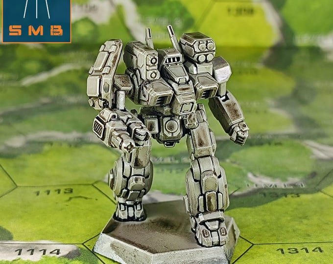 Hellhound  - SirMortimerBombito Sculpt | American Mecha | Compatible with BT and other 6mm Tabletop Wargames