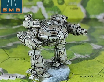 Turkina C - SirMortimerBombito Sculpt | American Mecha | Compatible with BT and other 6mm Tabletop Wargames