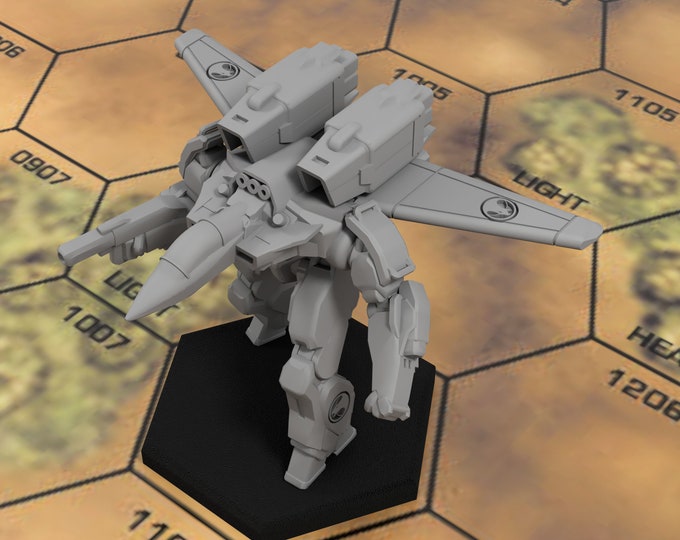 Phoenix Hawk LAM "Youngblood/Crescent Hawk Inception" | DIW Exclusive | American Mecha | Compatible with BT and other 6mm Tabletop Wargames