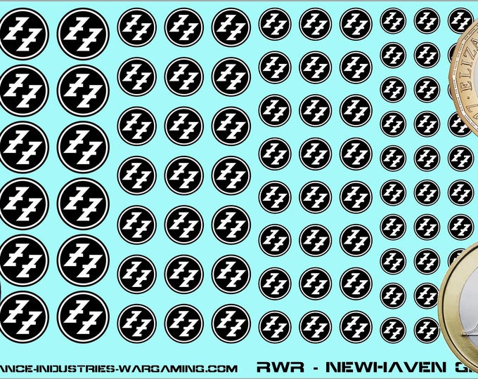 Periphery - Rim Worlds Republic - New Haven Gestapo | American Mecha | Premium Decals | Compatible with Battletech