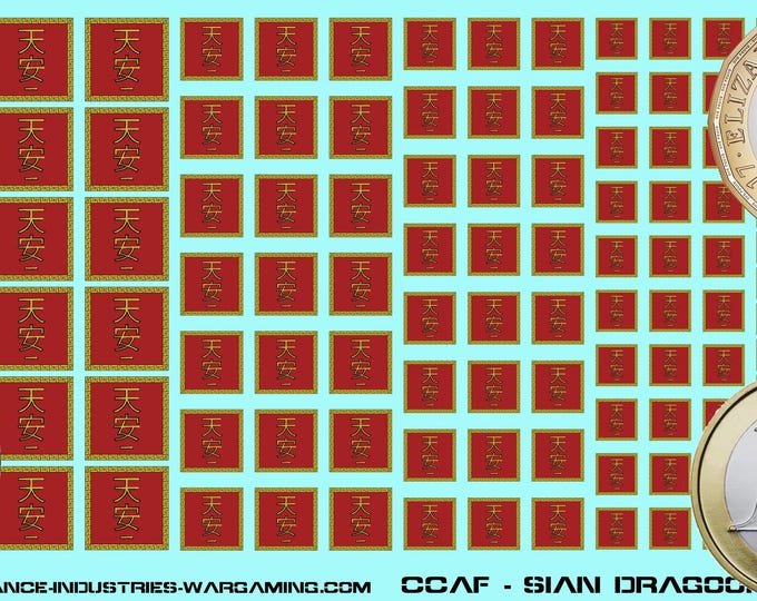 Capellan Confederation - Sian Dragoons | Premium Decals for BattleTech / Mechwarrior / Alpha Strike