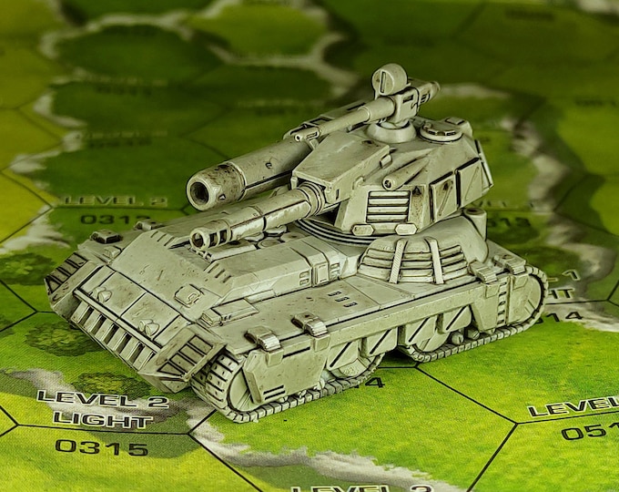 Soarece Superheavy MBT - SirMortimerBombito Sculpt | American Mecha | Compatible with BT and other 6mm Tabletop Wargames