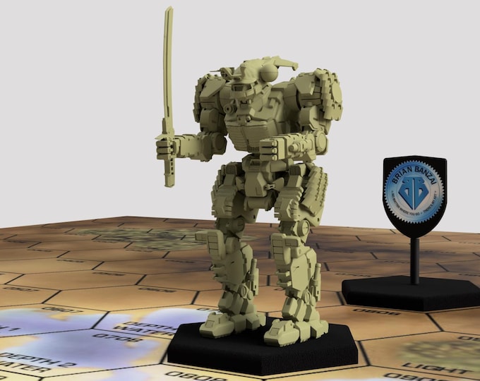 Hatchetman Samurai by Brian Banzai | BattleTech Miniatures | For Battletech / Alpha Strike / Mechwarrior