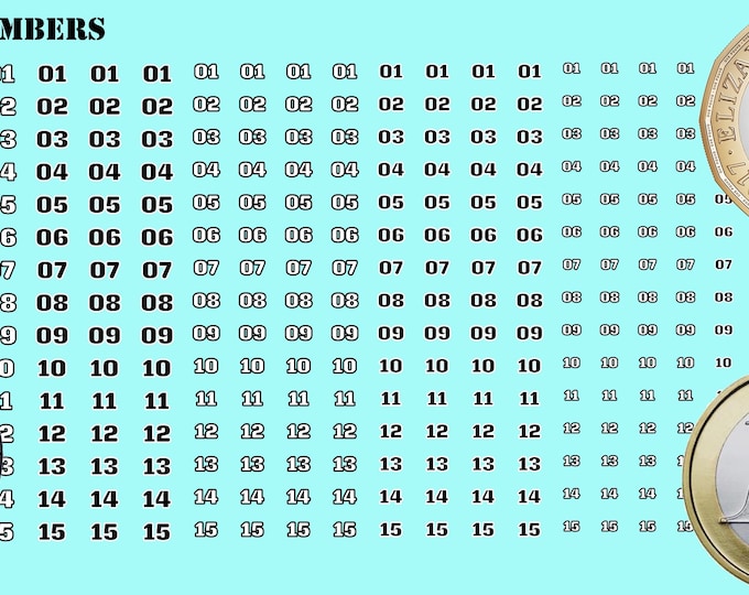 Generic Markers - Black & White Numbers - 330x Premium Waterslide Decals compatible with BT/MW/MWO/American Mecha