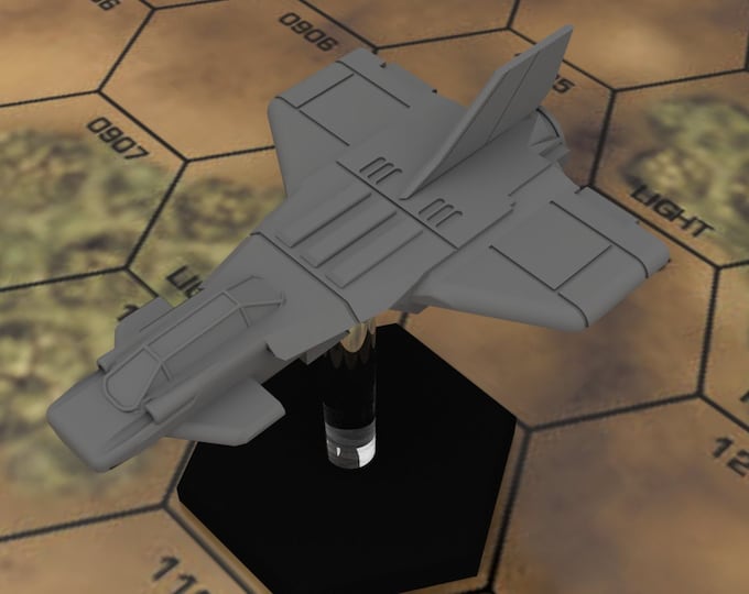 Transgressor Aerospace Fighter | DIW Exclusive | American Mecha | Compatible with Battletech