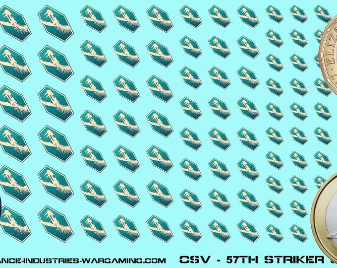 Clan Steel Vipers - 57th Striker Cluster | Premium Decals for BattleTech / Mechwarrior / Alpha Strike