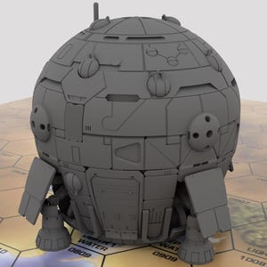 Union NuSeen 2025 - Mapscale Military Dropship | DIW Exclusive | American Mecha | Compatible with BT and other 6mm Tabletop Wargames