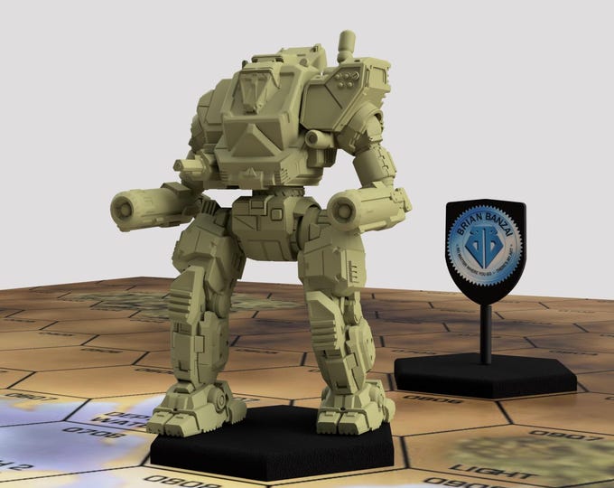 Orion ON1-P "Protector" by Brian Banzai | American Mecha | Compatible with BT and other 6mm Tabletop Wargames