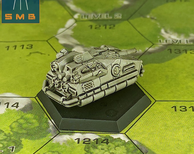 Saladin Mk. II HCV - SirMortimerBombito Sculpt | American Mecha | Compatible with Battletech