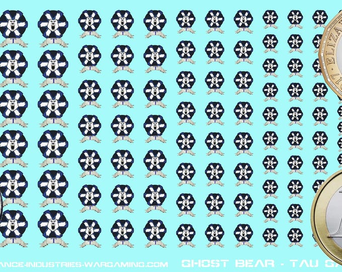 Clan Ghost Bear - Tau Galaxy | Premium Decals for BattleTech / Mechwarrior / Alpha Strike