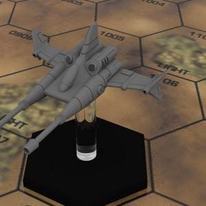Caza aeroespacial Sparrow Hawk / Exclusivo de DIW / Mecha estadounidense / Compatible con BT y otros juegos de guerra de mesa de 6 mm