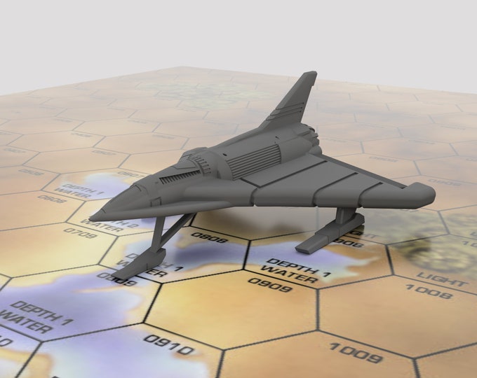 Fury - Mapscale Military Dropship | DIW Exclusive | Compatible with BT/American Mecha and other tabletop games