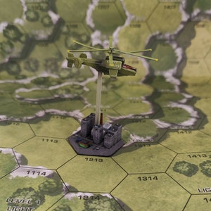 Fern VTOL (No Canon) / Sir Mortimer Bombito / Mecha estadounidense / Compatible con BT y otros juegos de guerra de mesa de 6 mm