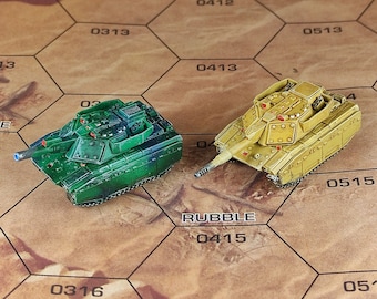 LT1 (Non-Canon) Tank | Sir Mortimer Bombito | American Mecha | Compatible with BT and other 6mm Tabletop Wargames
