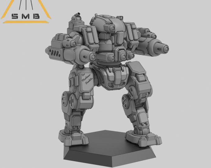 Flashman FSL-10E - SirMortimerBombito Sculpt | American Mecha | Compatible with Battletech