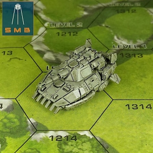 Scimitar Schwebepanzer V2 | SirMortimer Bombito | Amerikanischer Mecha | Kompatibel mit BT und anderen 6 mm Tabletop Wargames