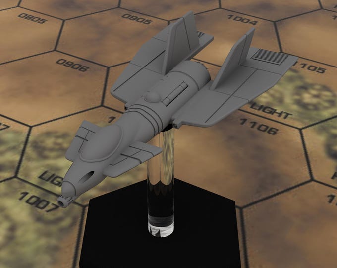 Sholagar Aerospace Fighter | DIW Exclusive | American Mecha | Compatible with Battletech