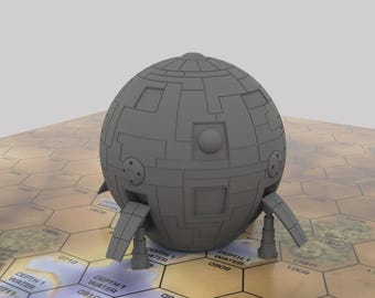 Fury - Mapscale Military Dropship | DIW Exclusive | American Mecha | Compatible with BT and other 6mm Tabletop Wargames